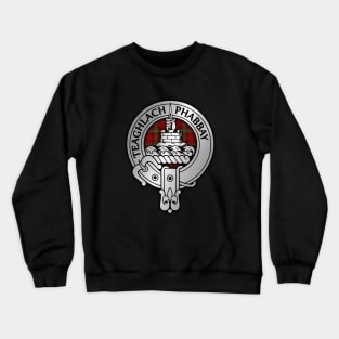 Clan Morrison Crest & Tartan Crewneck Sweatshirt